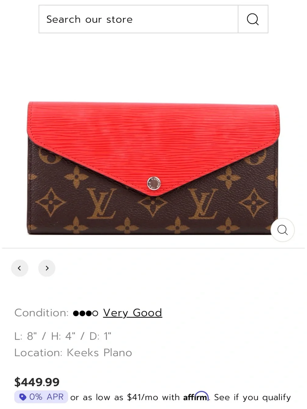 Louis Vuitton Wallet - Picture 10 of 11